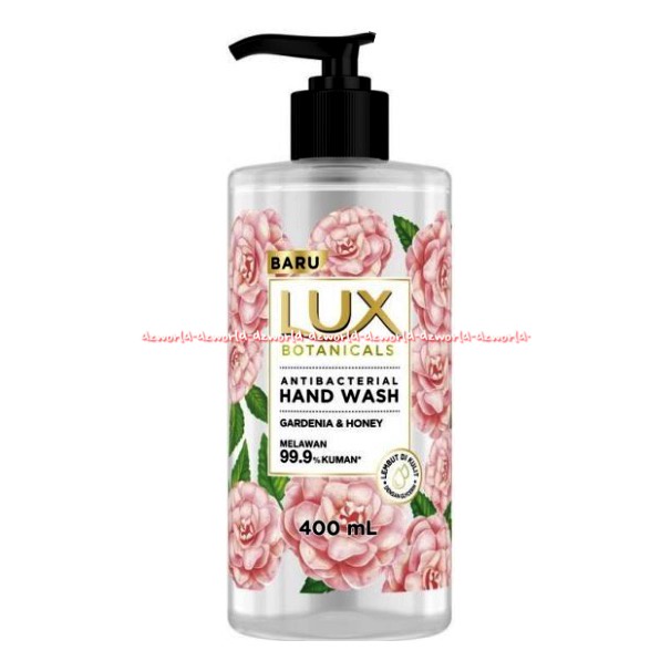 Lux Botanicals 400ml Antibacterial Hand Wash Sabun Cuci Tangan Luxs Gardenia &amp; Honey Fressia Tea Time Melawan Kuman 400 ml