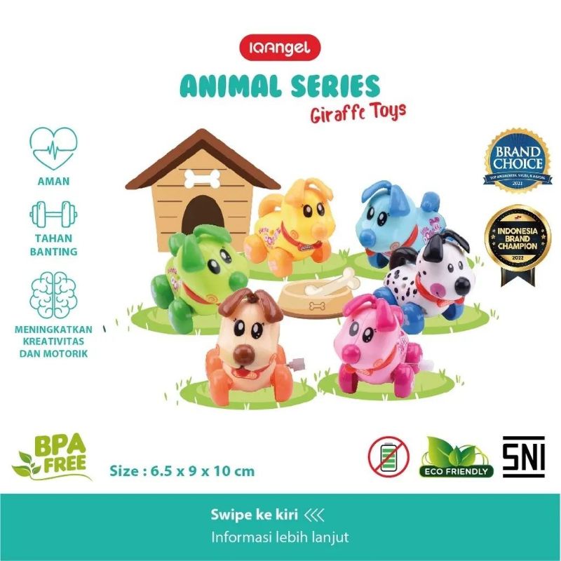 TOYS | IQ ANGEL DOG TOYS - IQ629 / Mainan Putar Anjing