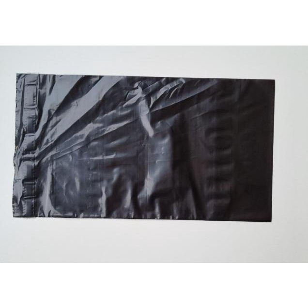 

♠ Plastik Polymailer Semi Glossy Black Hitam 28x42cm ▲