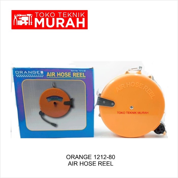 Orange 1212-80 Air Hose Reel Gulungan Selang Angin