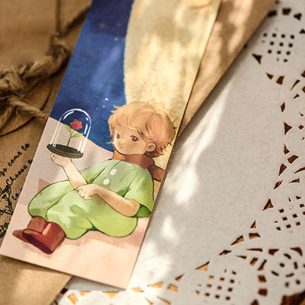 Agustina Star Wish The Little Prince Series Baca Aksesoris Siswa Alat Tulis Note Marker Halaman Holder Label Halaman Asisten Membaca Bookmark Retro