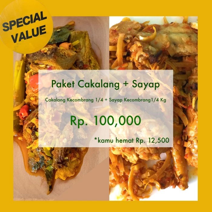 

Paket Cakalang Kecombrang 150gr + Sayap Kecombrang 1/4kg
