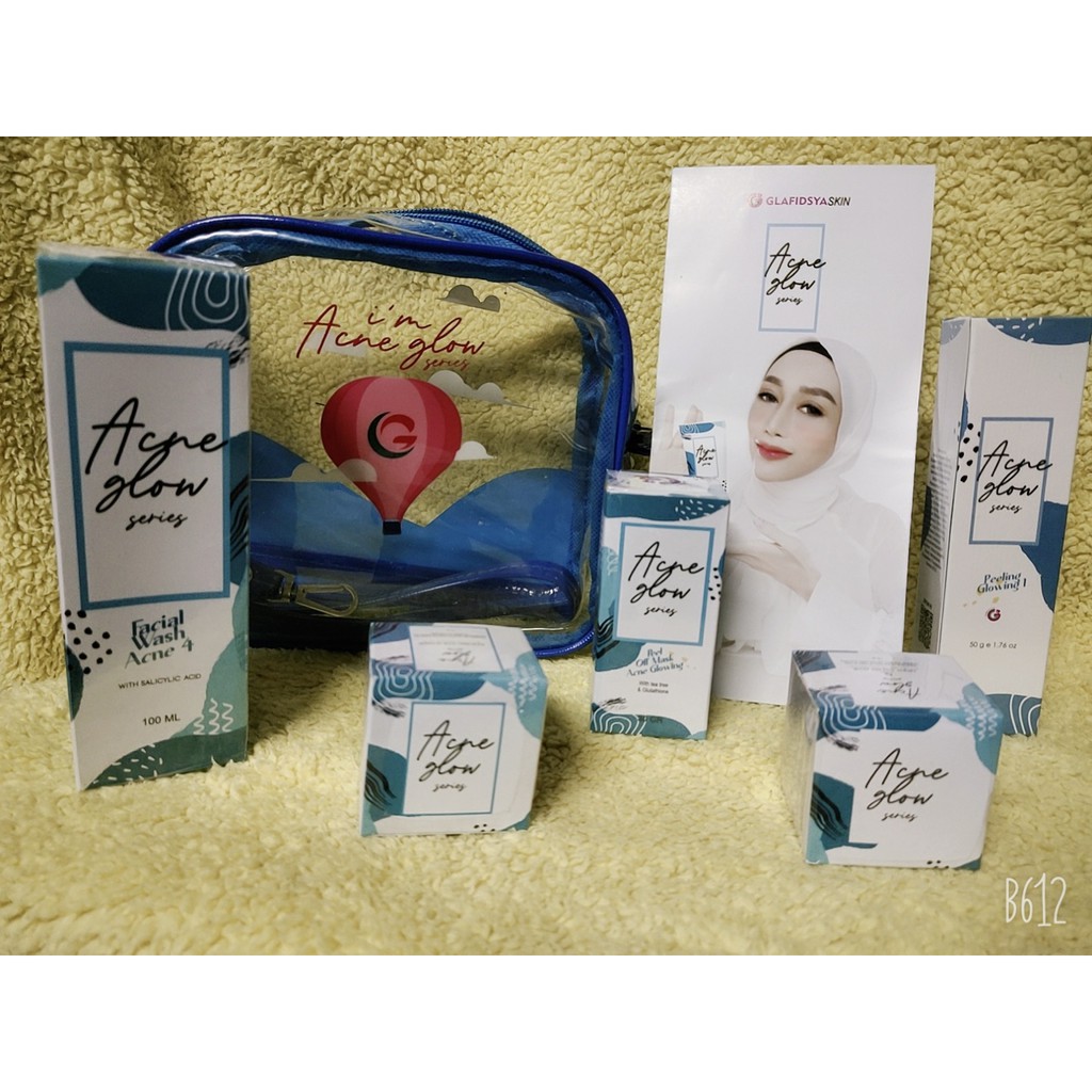 READY STOK GLAFIDSYA SKIN ACNE GLOW SERIES ORIGINAL BPOM RESELLER RESMI SURABAYA