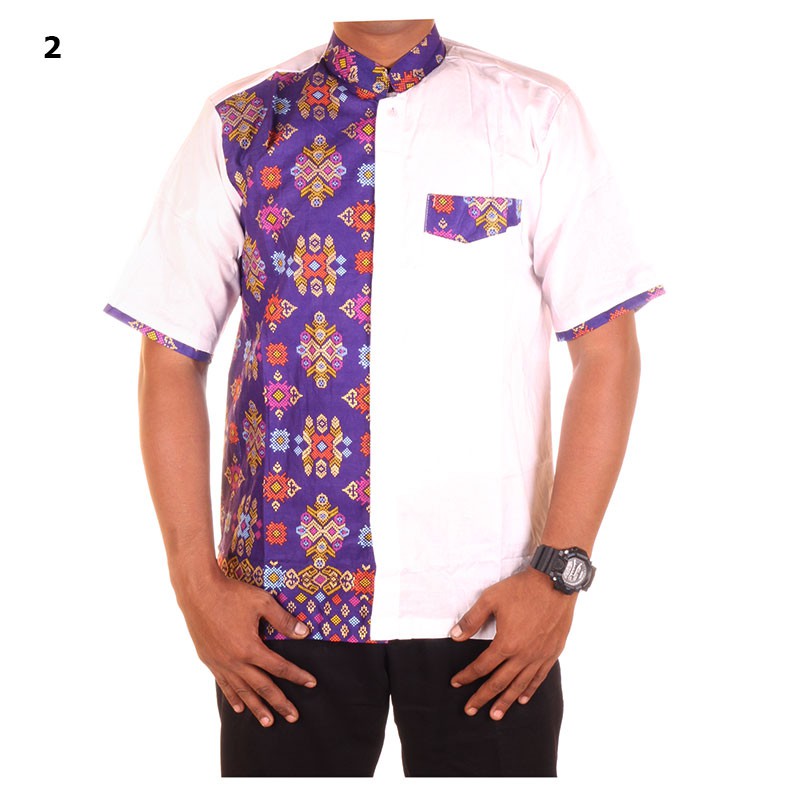 Baju Koko Batik Luqman Motif 7