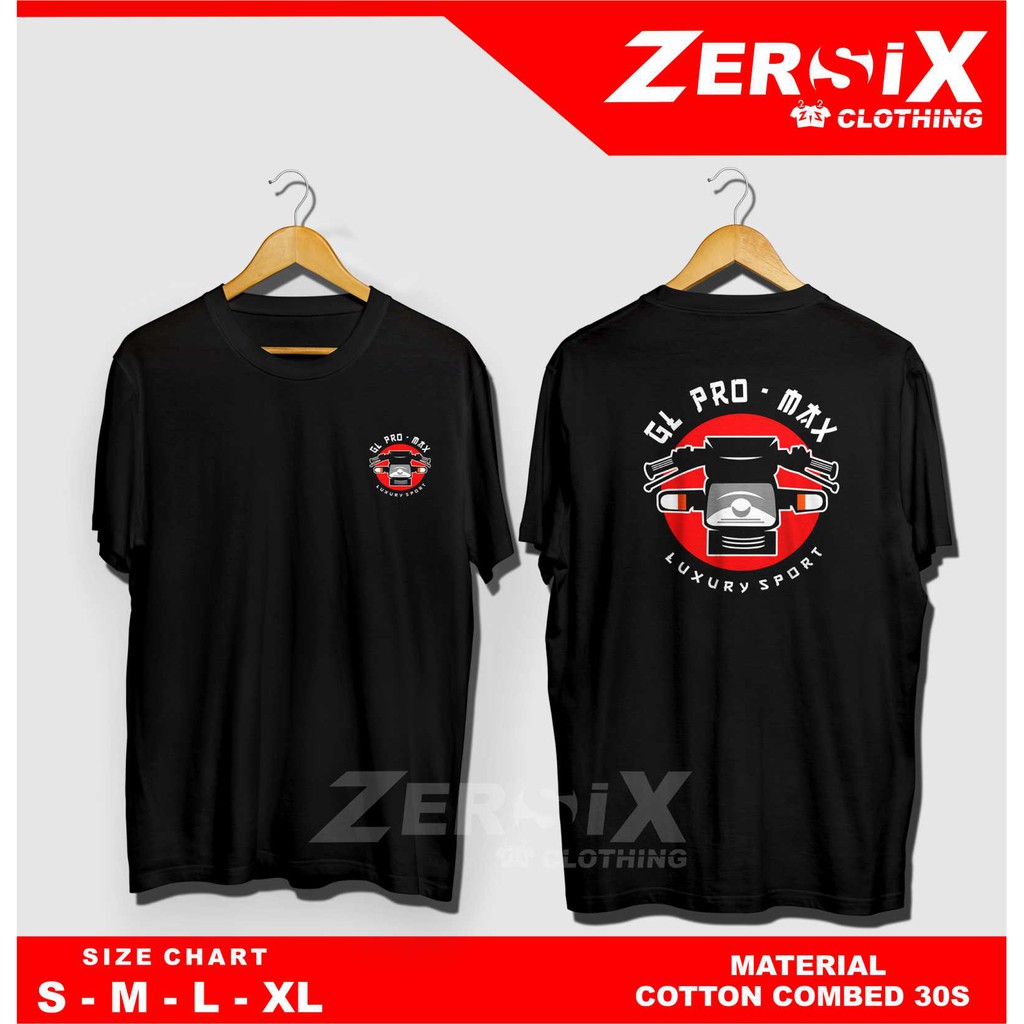 Kaos T-shirt Baju Motor Honda GL PRO MAX kualitas Distro keren