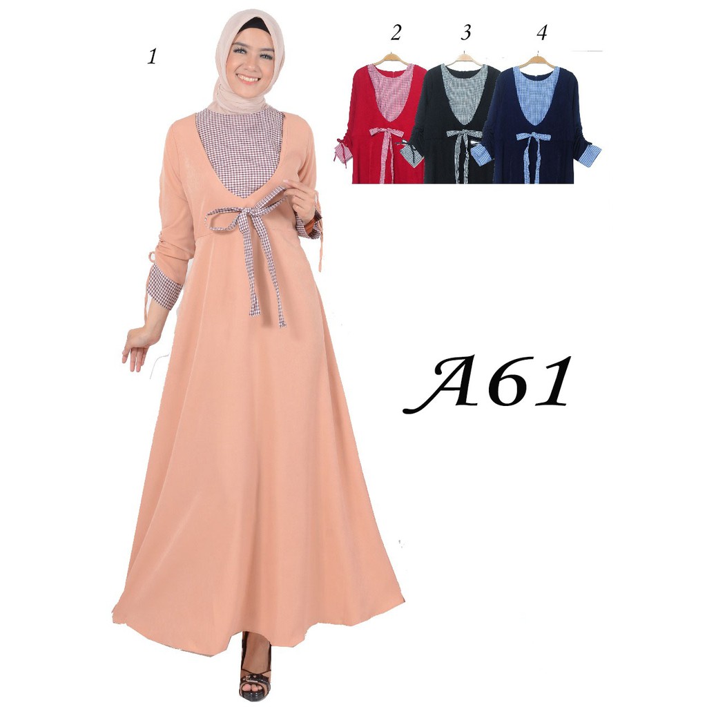 Gamis Muslim Fashion – Gamis Dress  Wanita (cuci gudang)