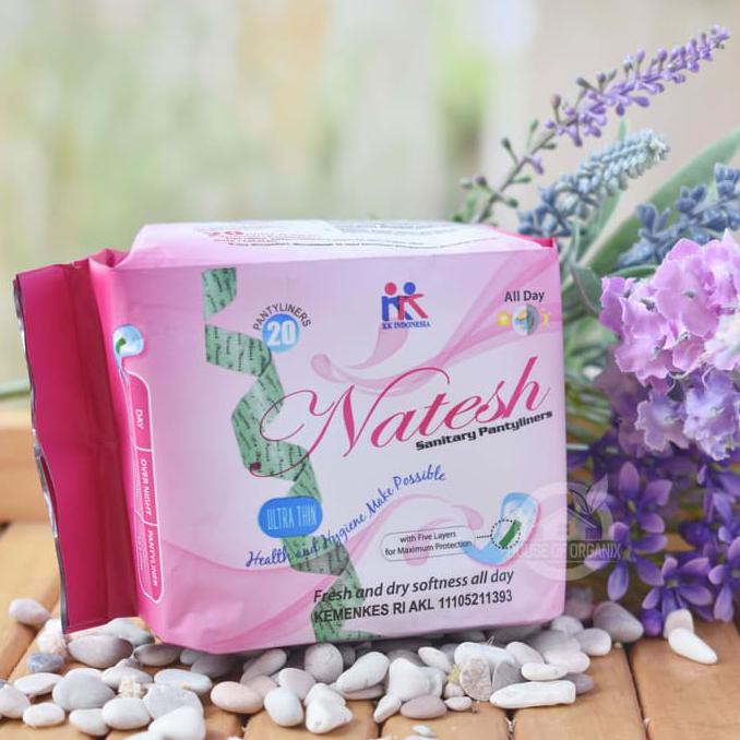 

Natesh - Pembalut Herbal Pantyliner isi 20 Pcs