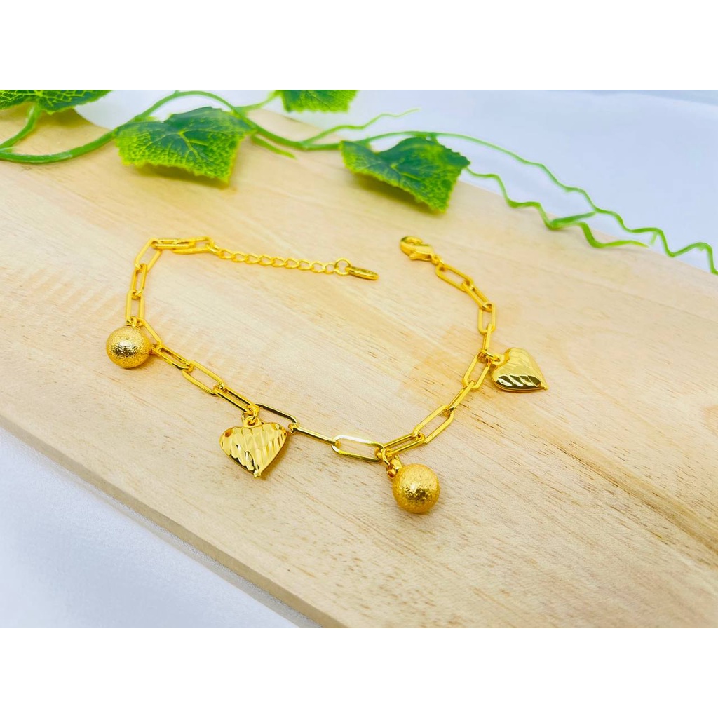 Gelang Wanita Lapis Emas 18k Yaxiya-6