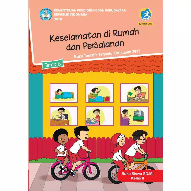 PAKET BUKU TEMATIK KELAS 2 SD TEMA 5 6 7 8 KURIKULUM 2013 REVISI KEMENDIKBUD