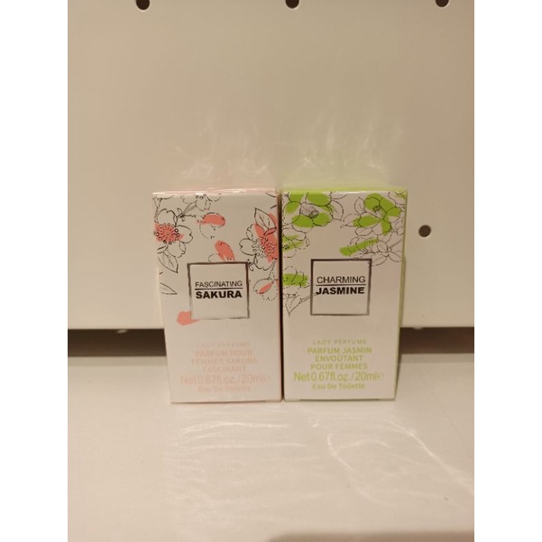 parfume sakura & charming jasmine miniso 20ml