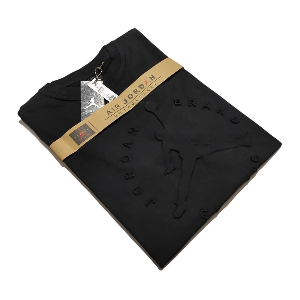 Kaos Distro Pria Sablon Timbul EMBOSS Lengan Pendek Cotton Combed 30S Premium Size M L XL Original D