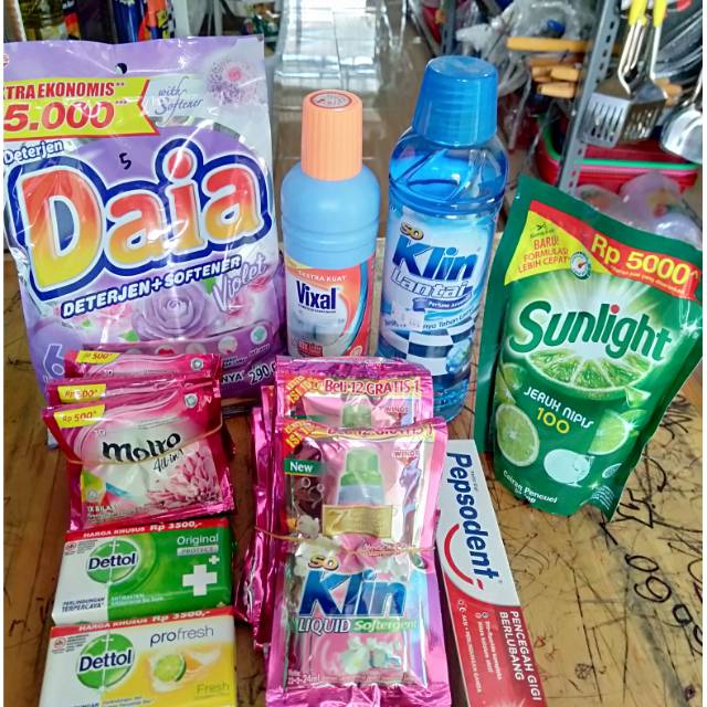 

Paket Cuci dan Mandi mini