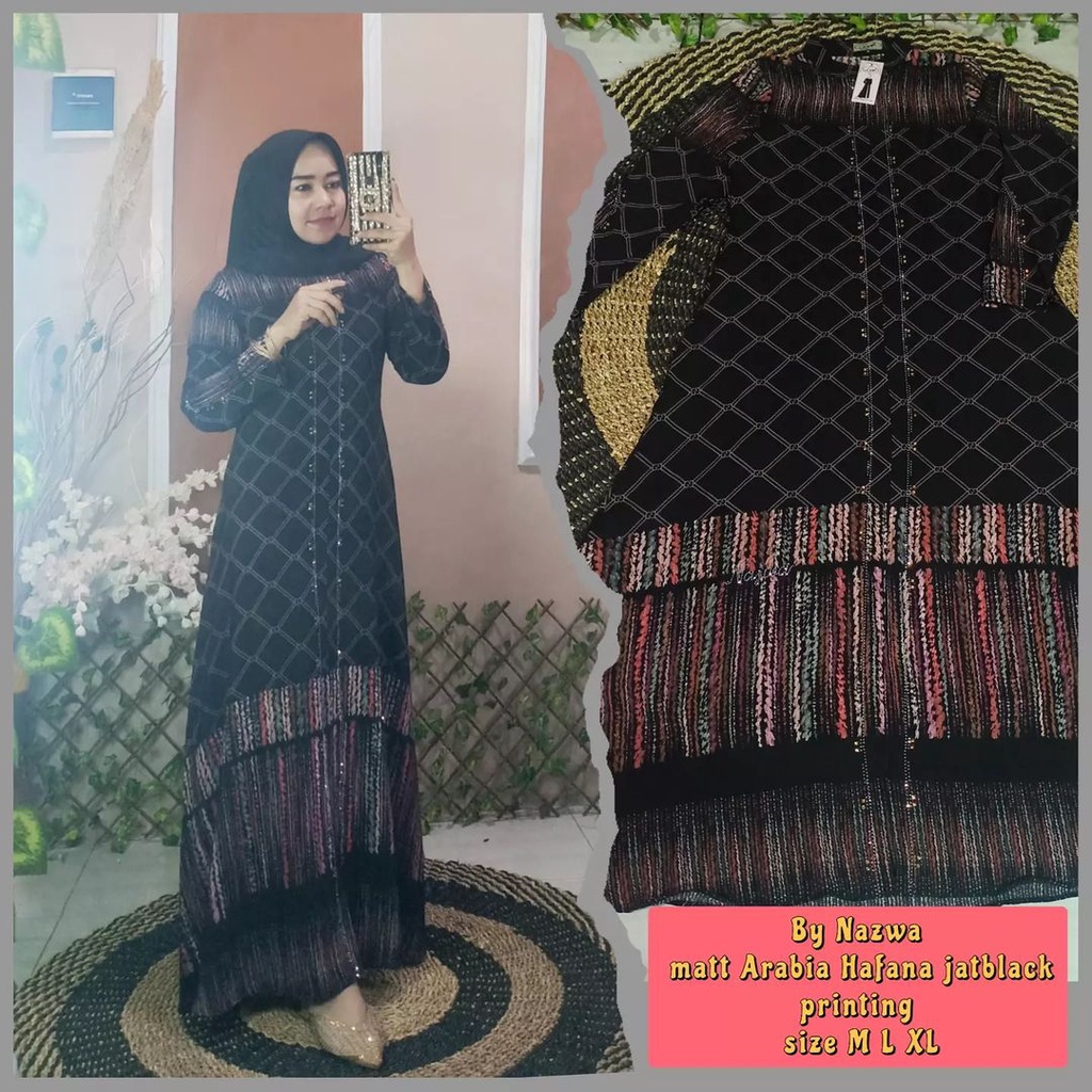 Abaya Hikmat KW Nazwa Original