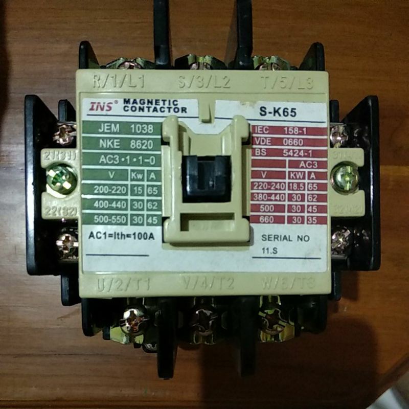 MAGNETIC CONTACTOR KONTAKTOR SK 65 380 VOLT