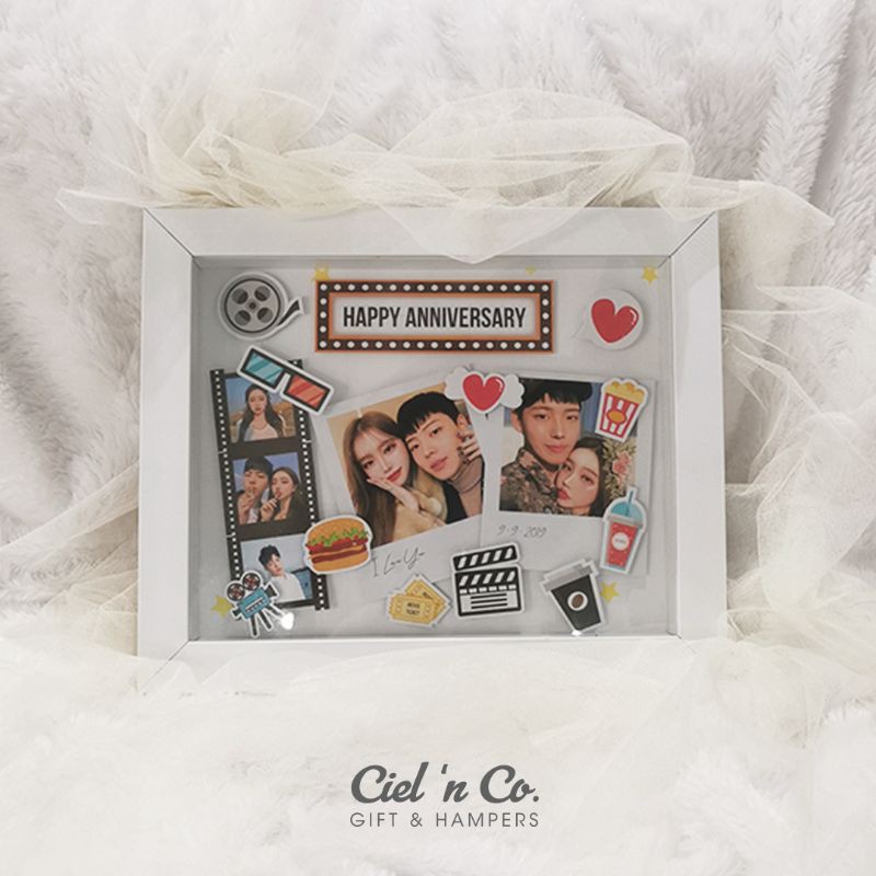 Frame Figura Pop Up 3D / Giftset / Kado / Hadiah anniversary wisuda wedding / kadobox
