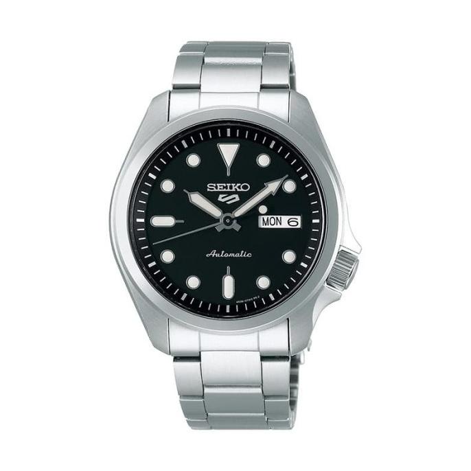 Seiko 5 Sports SRPE55K1 Black Dial Stainless Steel Strap Termurah