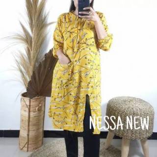  grosir  solo  NESSA TUNIK  MOTIF AKAR RANTING RANDOM 