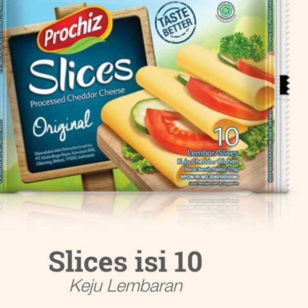 

☁ Prochiz Slice 10pcs. Keju lembar. Keju single ○