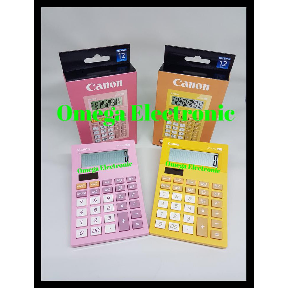 

Murmer Canon Desktop Calculator As-120V - Kalkulator Meja Warna As 120 V Terjamin