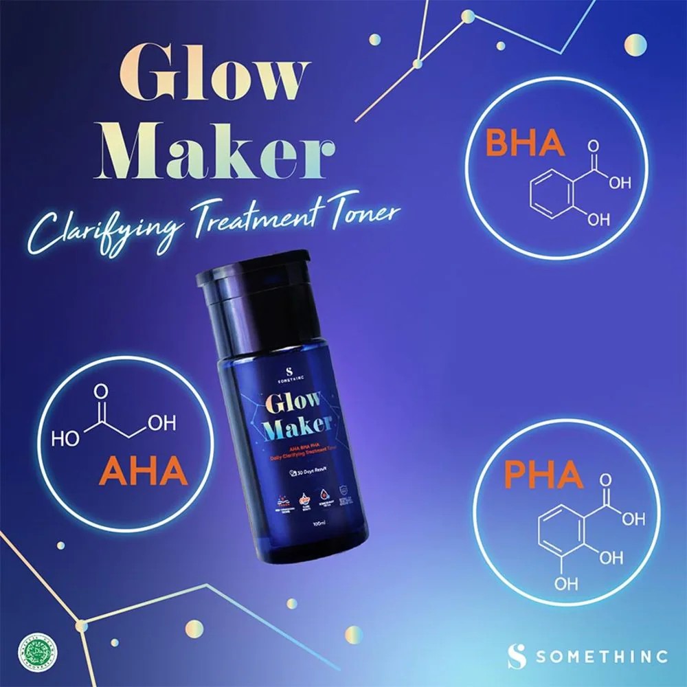 SOMETHINC GLOW MAKER AHA BHA PHA Clarifying Treatment Toner