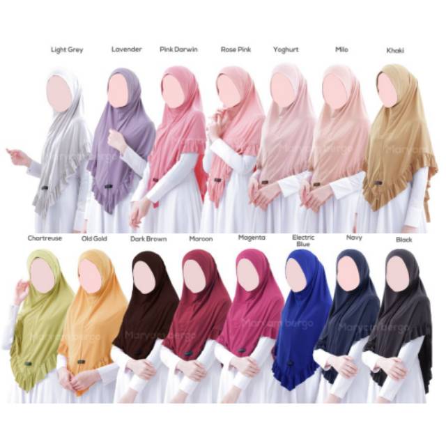Hijab Instan Maryam Bergo Uwais - Hijab Instan Terbaru