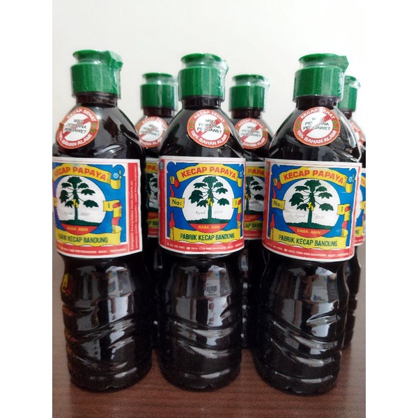 

Kecap asin papaya botol plastik besar 600 ml