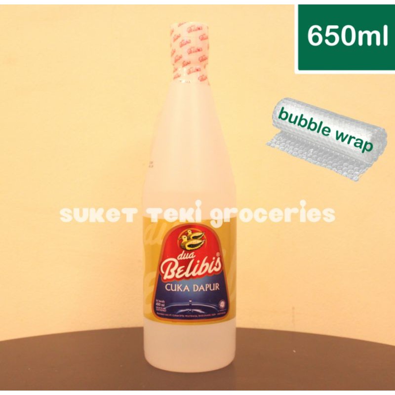 Cuka Dapur Dua Belibis 650 ML Acid Food Grade Botol Besar 650ml GRAB Only