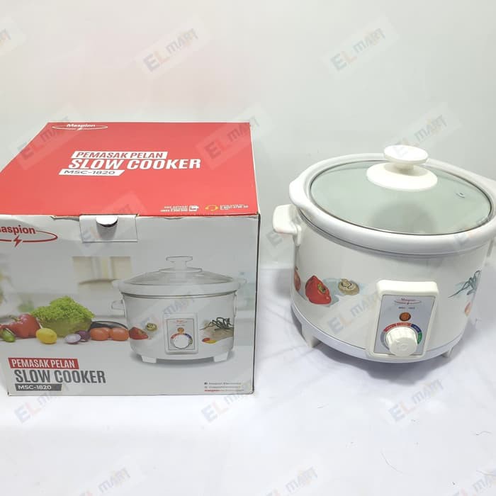 MASPION slow cooker 2L MSC-1820 / MSC1820 pemasak lambat 2 liter