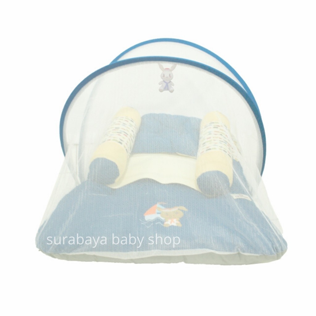 CINTAKA KASUR BAYI DAKRON SERI SAILOR + KELAMBU BORDIR TCK2343