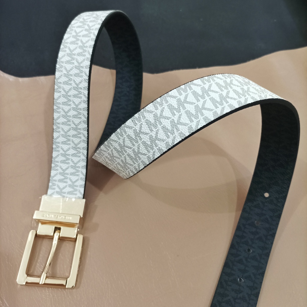 Ikat Pinggang Wanita Monogram Reversible Synthetic Leather Belt