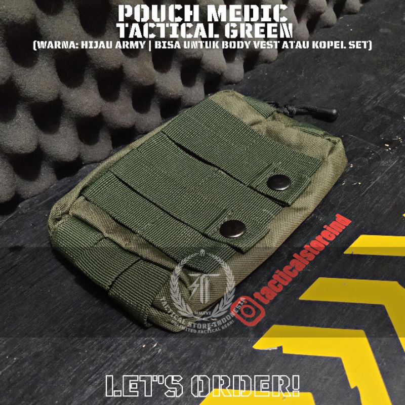 Pouch Medic Tactical Green / Hijau TSI SERIES