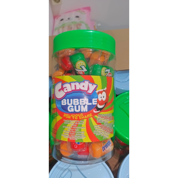 

Bubble Gum Kaleng Soda Toples Isi 50 Pcs