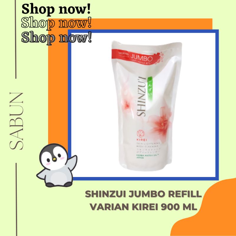 Shinzui Refill Jumbo Hemat Sabun Cair Varian Kirei 900ml / 800 ml