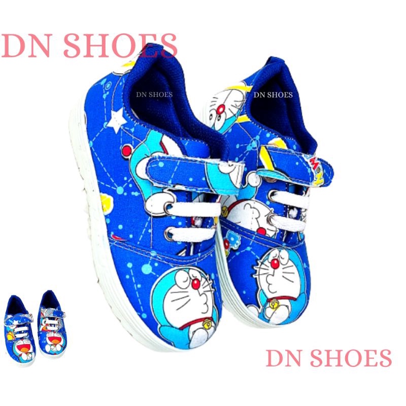 Sneakers Anak Sepatu anak Laki-Laki Perempuan Kucing Dora Navy