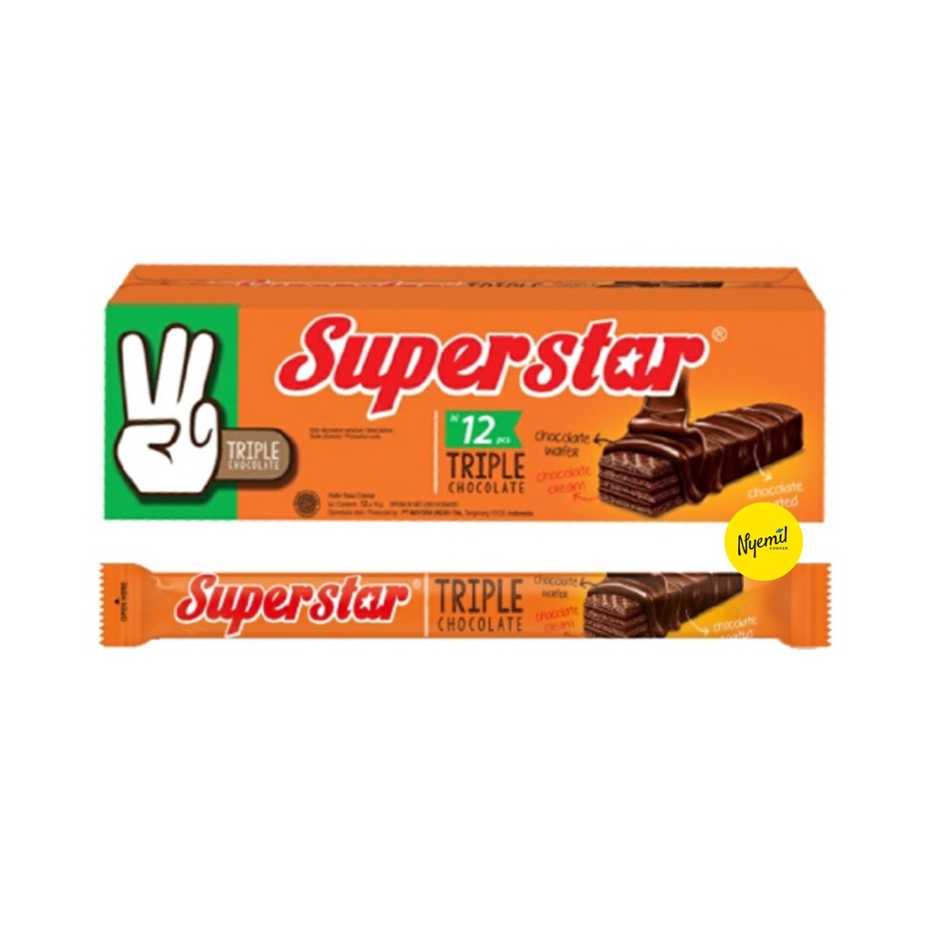 

Superstar Wafer 16gr x 12pcs