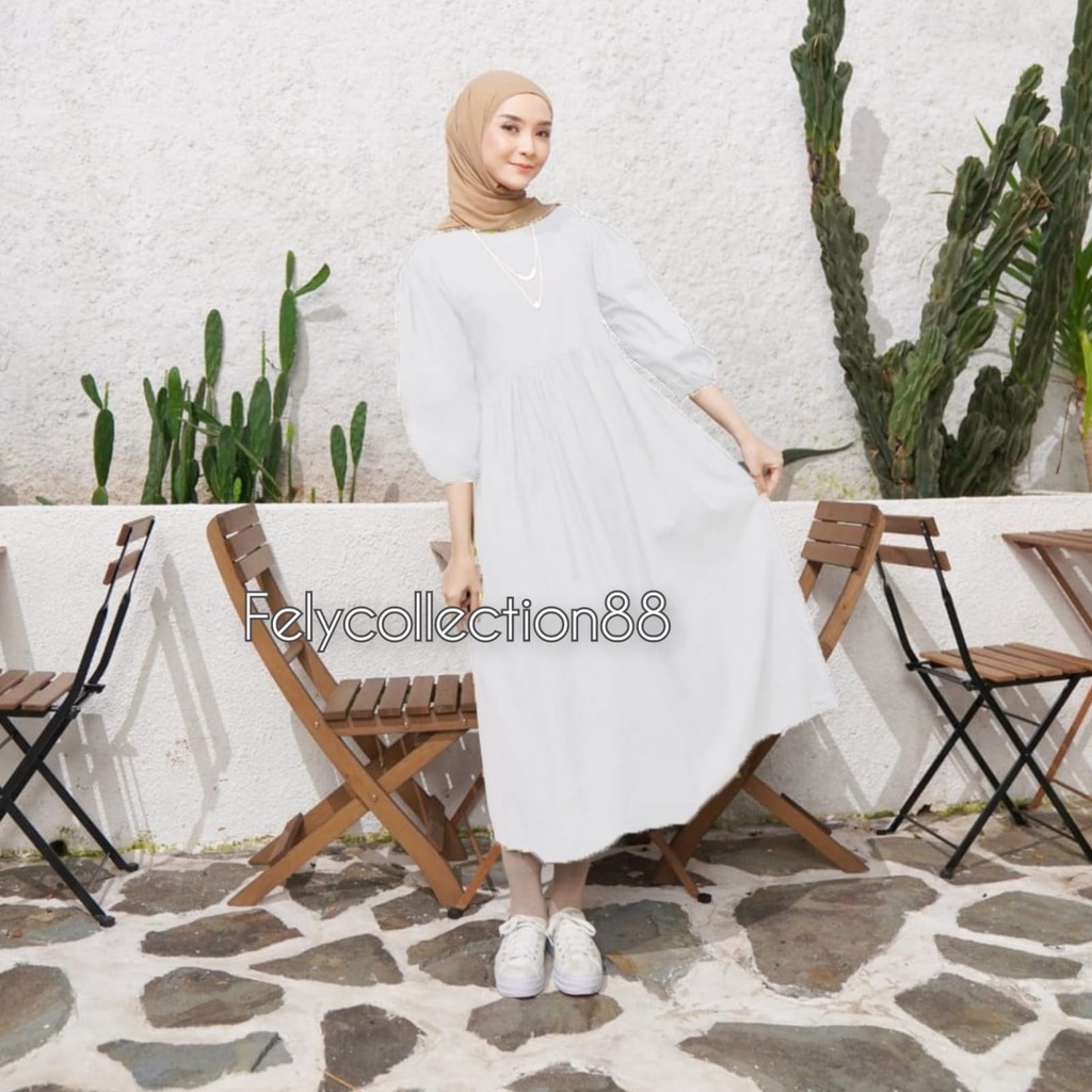 HARUMI MIDRESS PREMIUM //  DRESS MUSLIM WANITA TERBARU