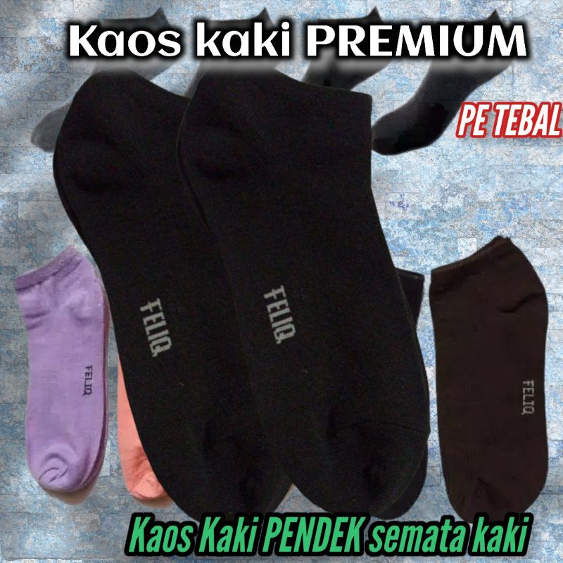 Kaos kaki pendek/kaos kako semata kaki spandek premium tebal anti bakteri