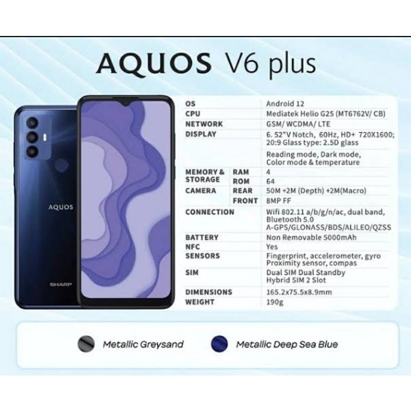 HP Sharp Aquos V6 Plus