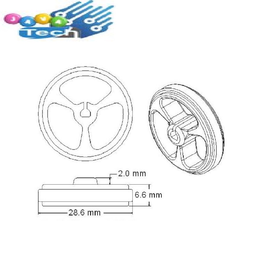 Roda Mini Motor DC Diameter 3mm D Shaft N20 DIY Robot Line Follower