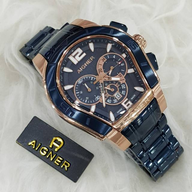 Aigner Palermo Series For Man Original / Jam Tangan Cowok Original Murah