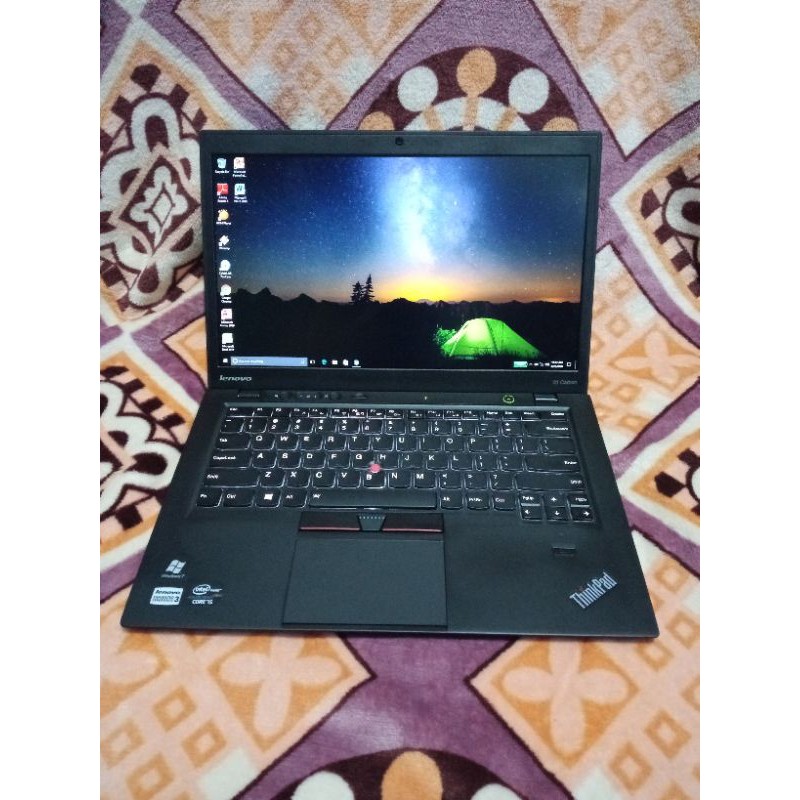 LAPTOP MURAH ELEGAN LENOVO THINKPAD X1 CARBON i7 Gen3 SSD 240 Ram 8Gb