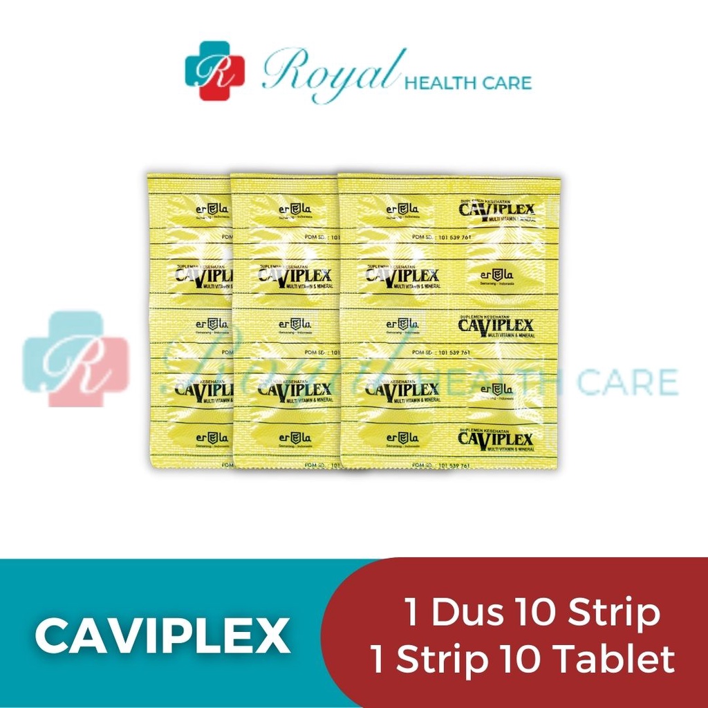 CAVIPLEX BOX 100 TABLET Membantu Memenuhi Kebutuhan Vitamin dan Mineral