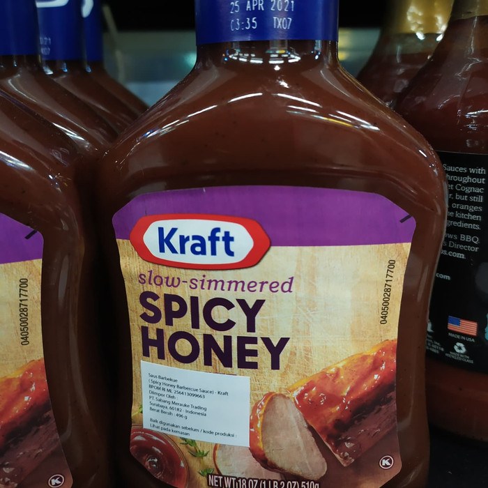 

Kraft Spicy Honey Berbecue Sauce 510gram