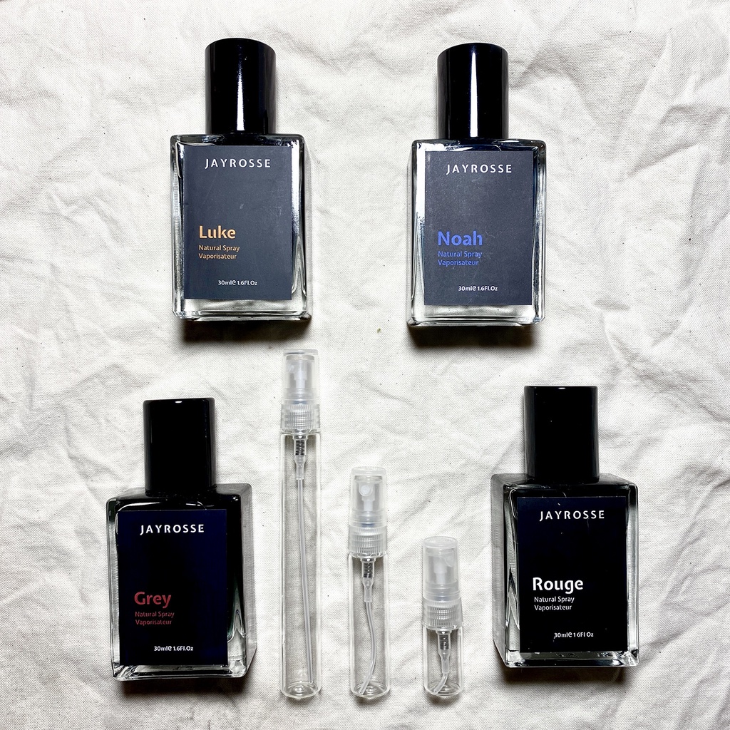 [Decant Share] Jayrosse Perfume - Rouge | Grey | Noah | Luke