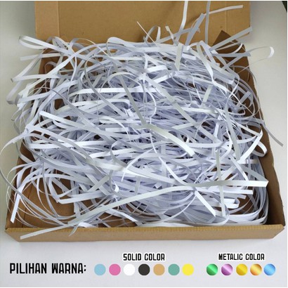 

Kertas potongan / kertas cacah buat hampers murah/shredded paper (1gram)