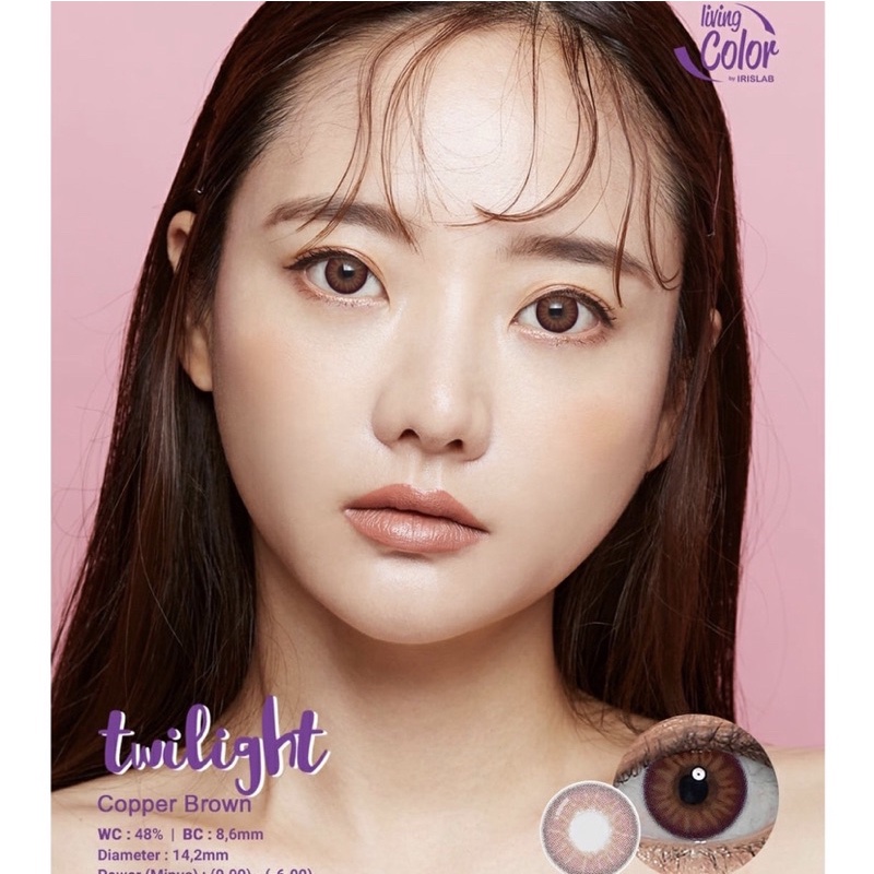 Softlens Twilight Copper Brown by Living Color IRISLAB MINUS dia 14,2