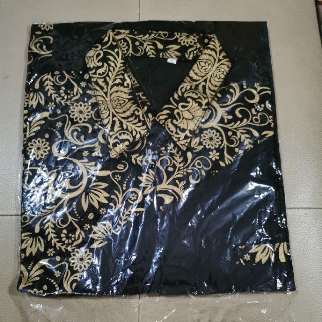 Bswart Batik Jumbo Hrb026 Kenongo Hem Pendek Padi Pekalongan M L Xl Batik Pria Murah Modern Grosir