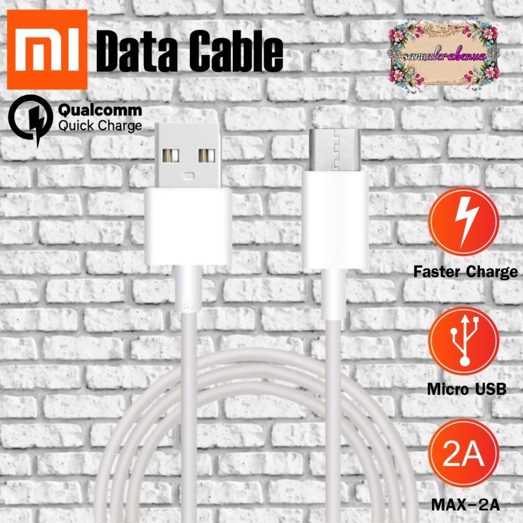 BM002 Mi9 White Xiaomi Kabel Data New Model Original Redmi Note 5a 4 4x 7 6 6pro Micro USB SB1690