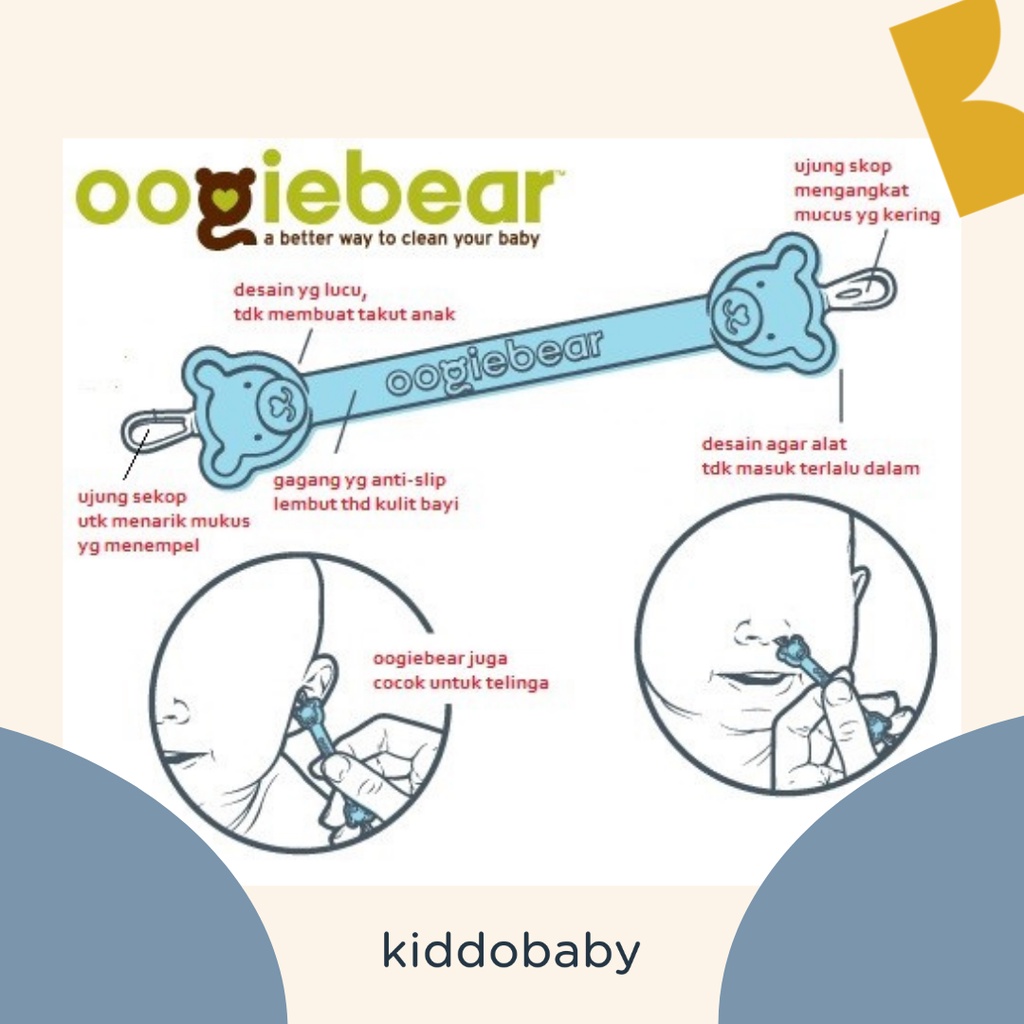 Oogiebear | Pembersih Telinga &amp; Hidung Bayi