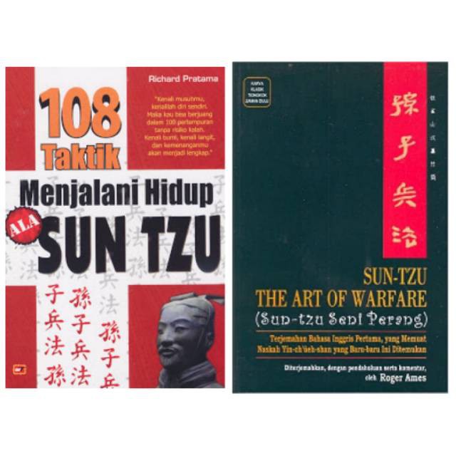 Sepaket SUN TZU THE ART OF WAREFARE 108 taktik menjalani hidup ala SunTzu